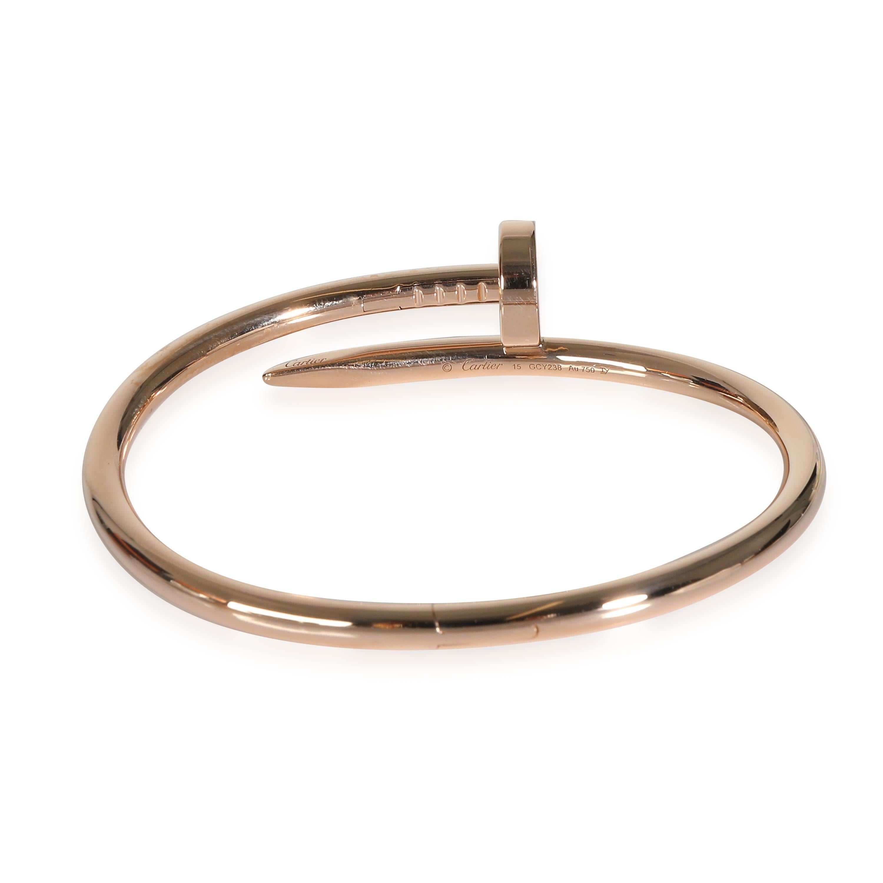 Cartier Juste Un Clou-Armband (Roségold)

PRIMÄRE DETAILS
SKU: 138776
Auflistung Titel: Cartier Juste Un Clou Armband (Rose Gold)
Beschreibung des Zustands: Die Kollektion Juste Un Clou von Cartier ist eine der berühmtesten Kollektionen des Hauses