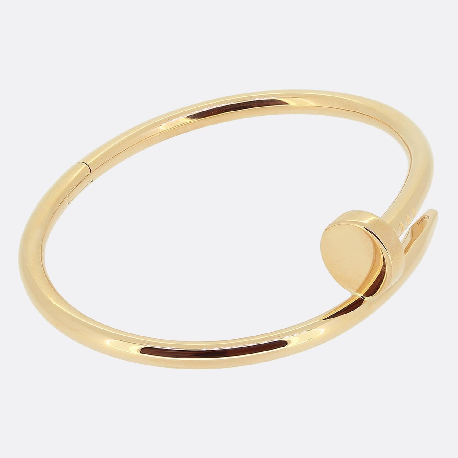 Cartier Juste un Clou Bracelet Size 16 In Excellent Condition In London, GB