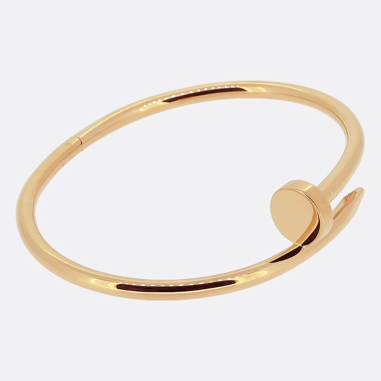 Cartier Juste un Clou Bracelet Size 18 In Excellent Condition For Sale In London, GB