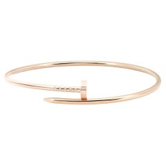 Cartier Juste Un Clou Bracelet Small Model 18K Rose Gold Size 19