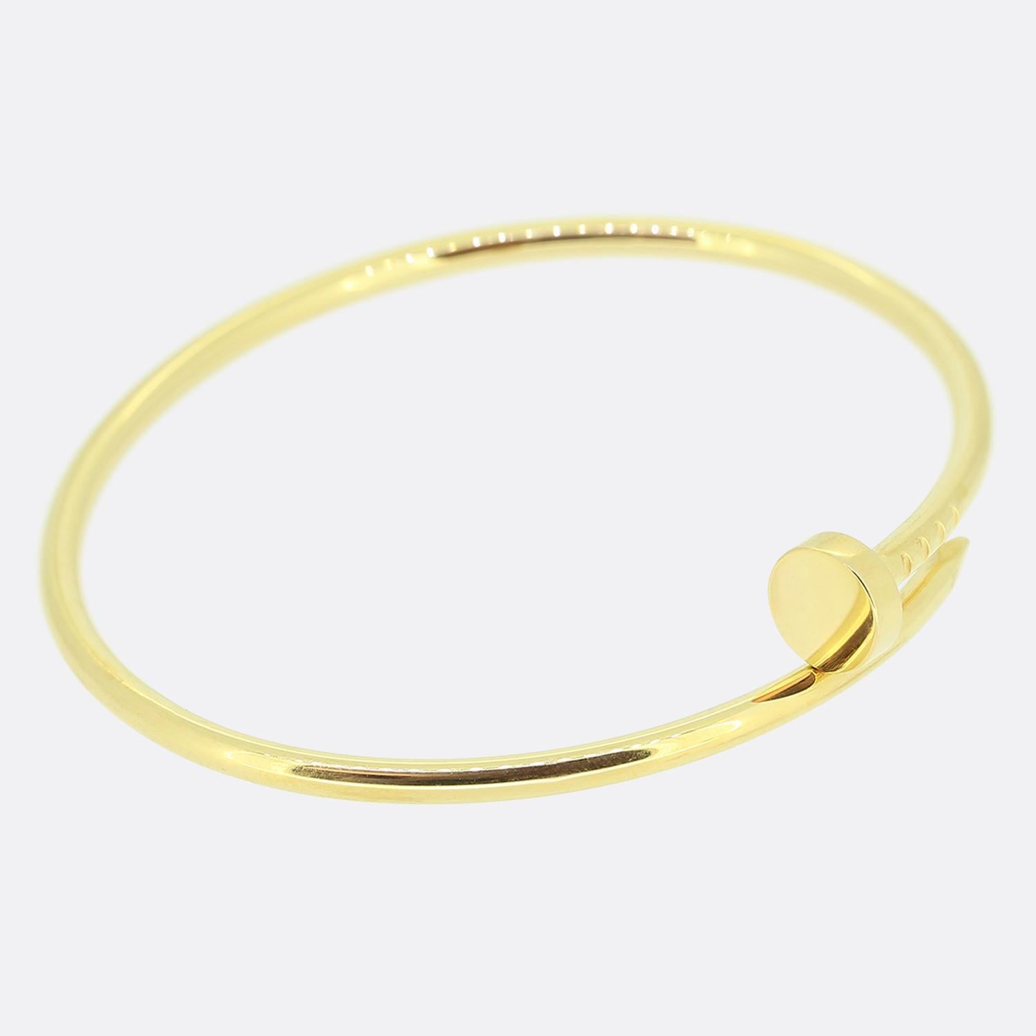 Cartier Juste un Clou Armband Kleines Modell Größe 16 im Zustand „Hervorragend“ in London, GB