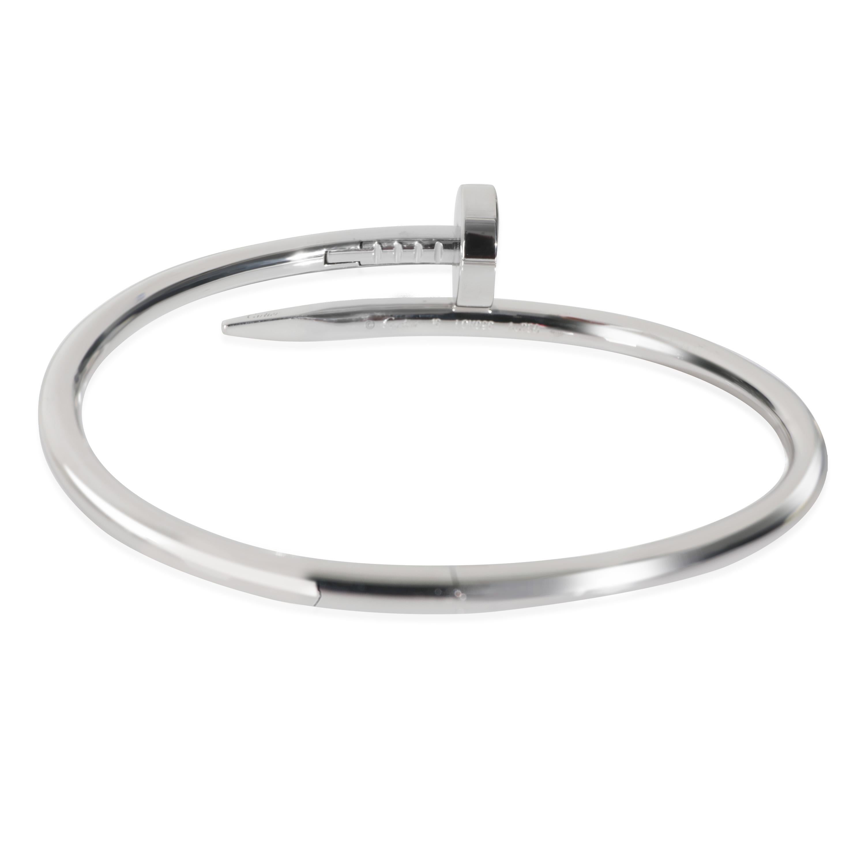 Bracelet Juste Un Clou de Cartier (or blanc) Bon état - En vente à New York, NY