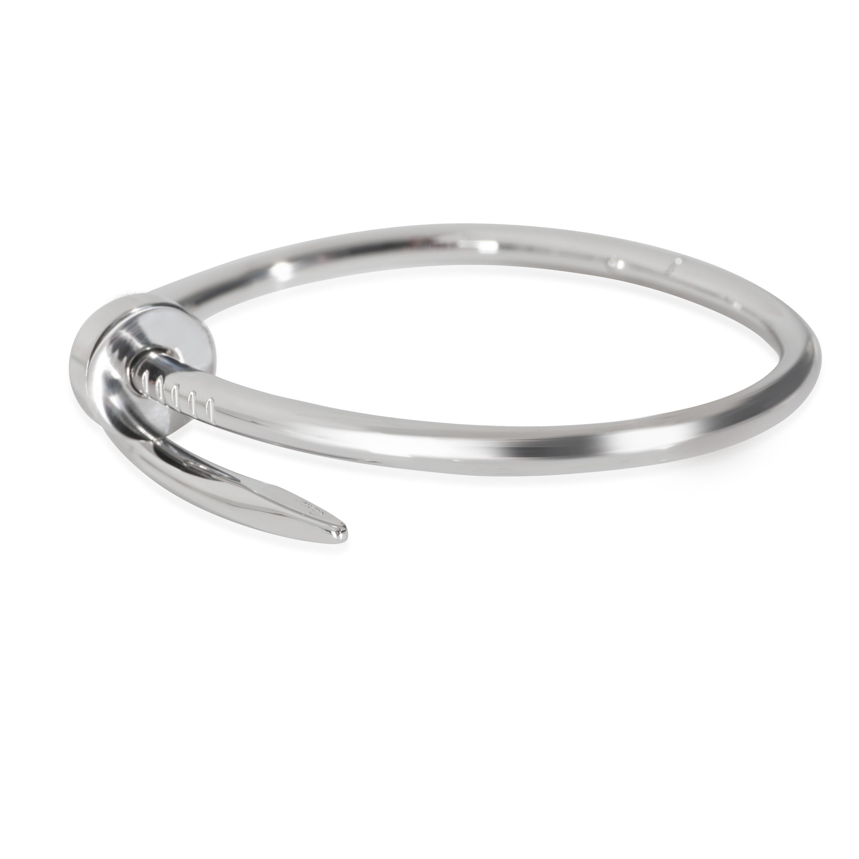 Bracelet Juste Un Clou de Cartier (or blanc) en vente 1