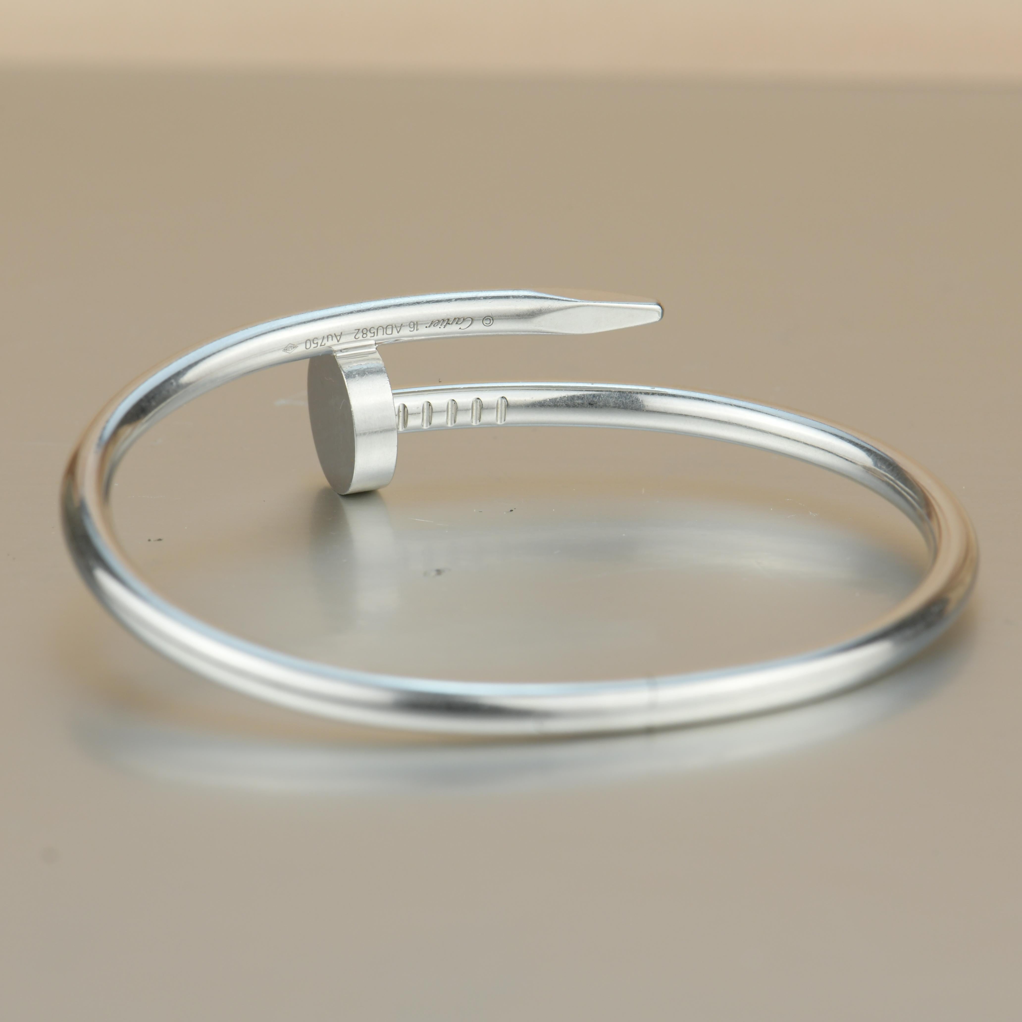 Cartier Juste Un Clou Armband Weißgold 2