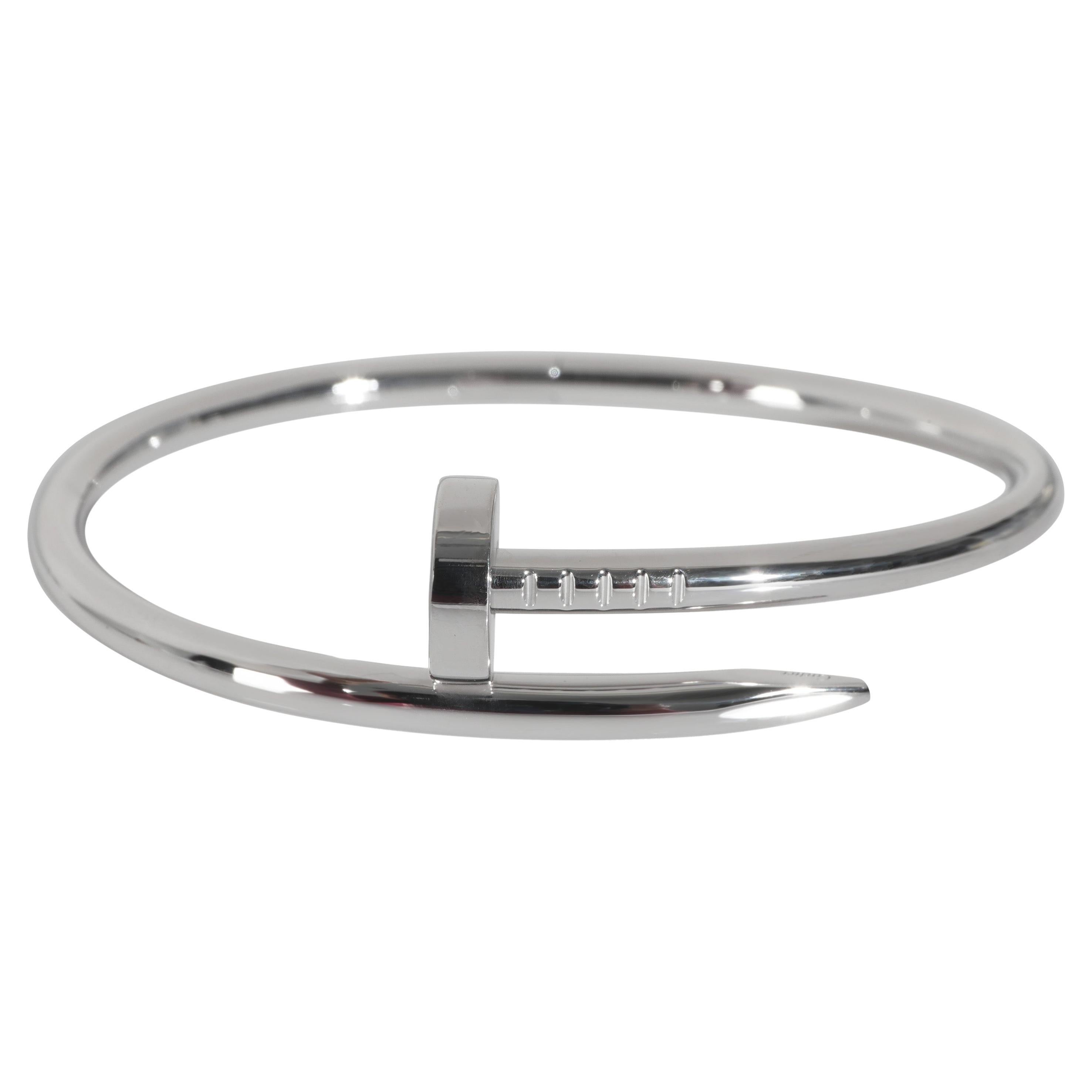 Bracelet Juste Un Clou de Cartier (or blanc) en vente