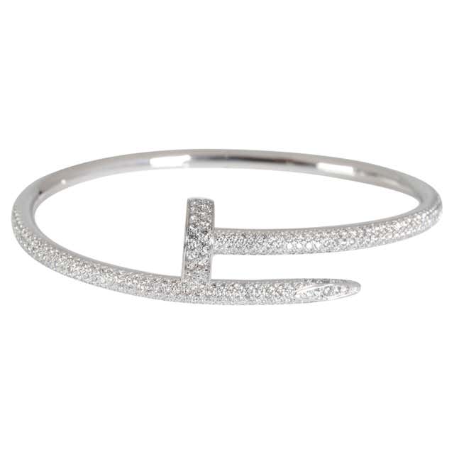 Cartier Juste un Clou Diamond Gold Bangle Bracelet at 1stDibs | cartier ...