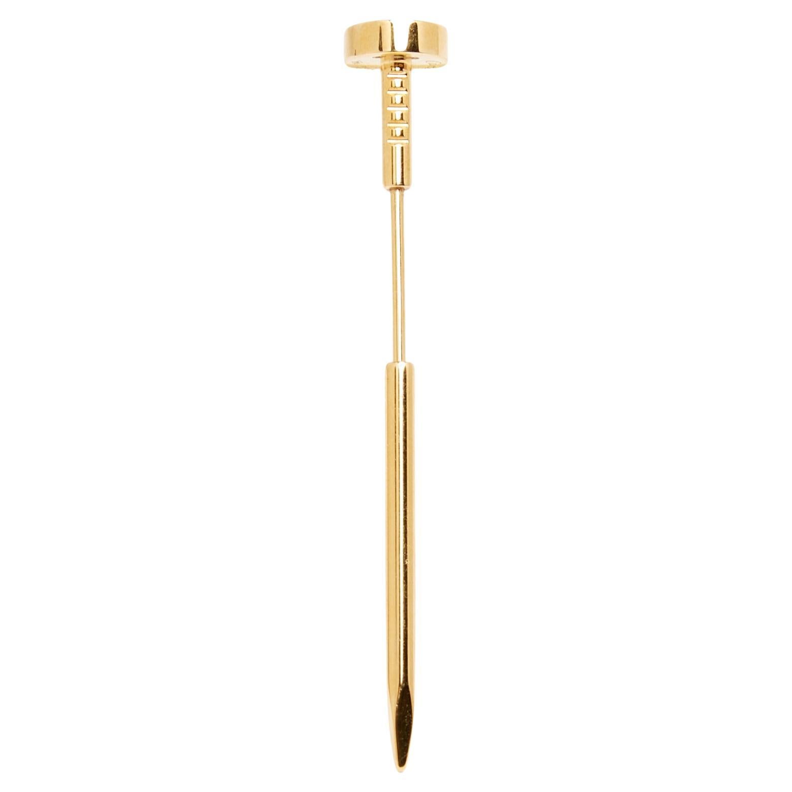 Cartier Juste un clou Broche Or Rose Gold Pin Brooch in box For Sale
