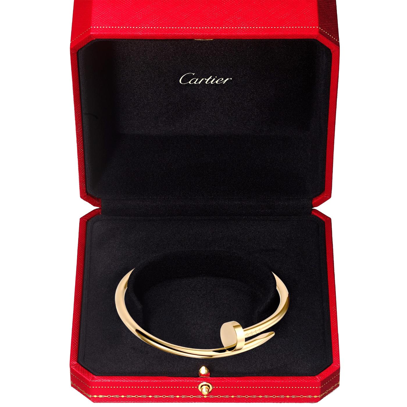 Modernist Cartier Juste Un Clou Classic 18K Yellow Gold Bracelet For Sale