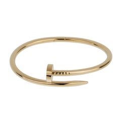 Cartier Juste un Clou Classic Model 18k Yellow Gold Bangle Bracelet Sz 16