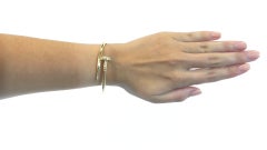 Cartier Juste Un Clou Diamond 18 Karat Gold Bracelet
