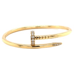 Cartier Juste Un Clou Diamond 18 Karat Gold Bracelet