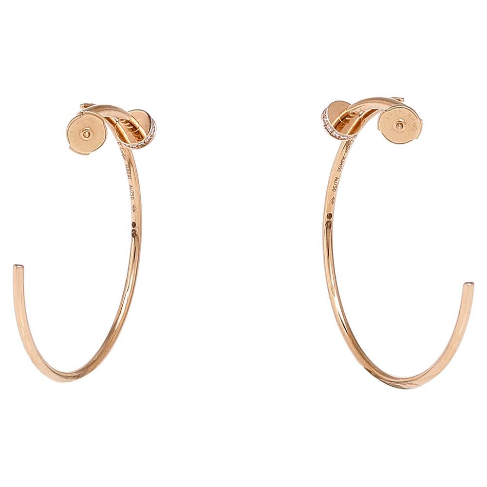 The Juste Un Clou collection from Cartier is all about making ordinary objects into exquisite pieces of jewelry, and it would be fair to say that this pair of earrings is truly beyond precious. It is a creation that proudly represents the expertise