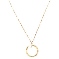 Collana Cartier Juste Un Clou con diamanti in oro rosa 18 carati