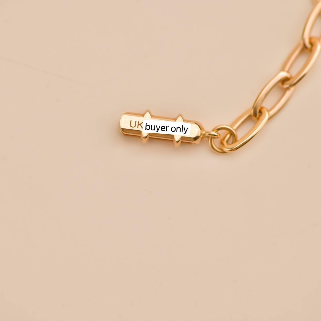 Collier pendentif en or rose 18k avec diamants de Cartier Juste un Clou en vente 7