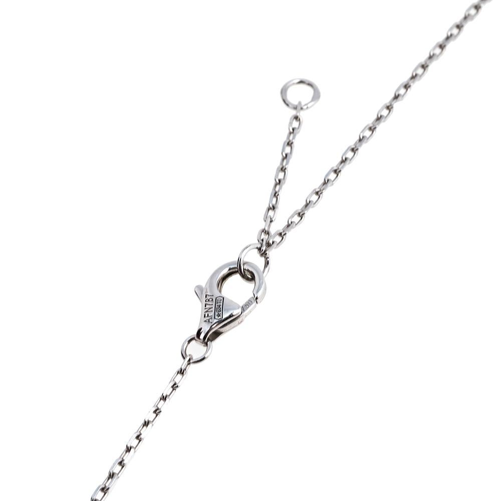 Women's Cartier Juste un Clou Diamond 18K White Gold Pendant Necklace