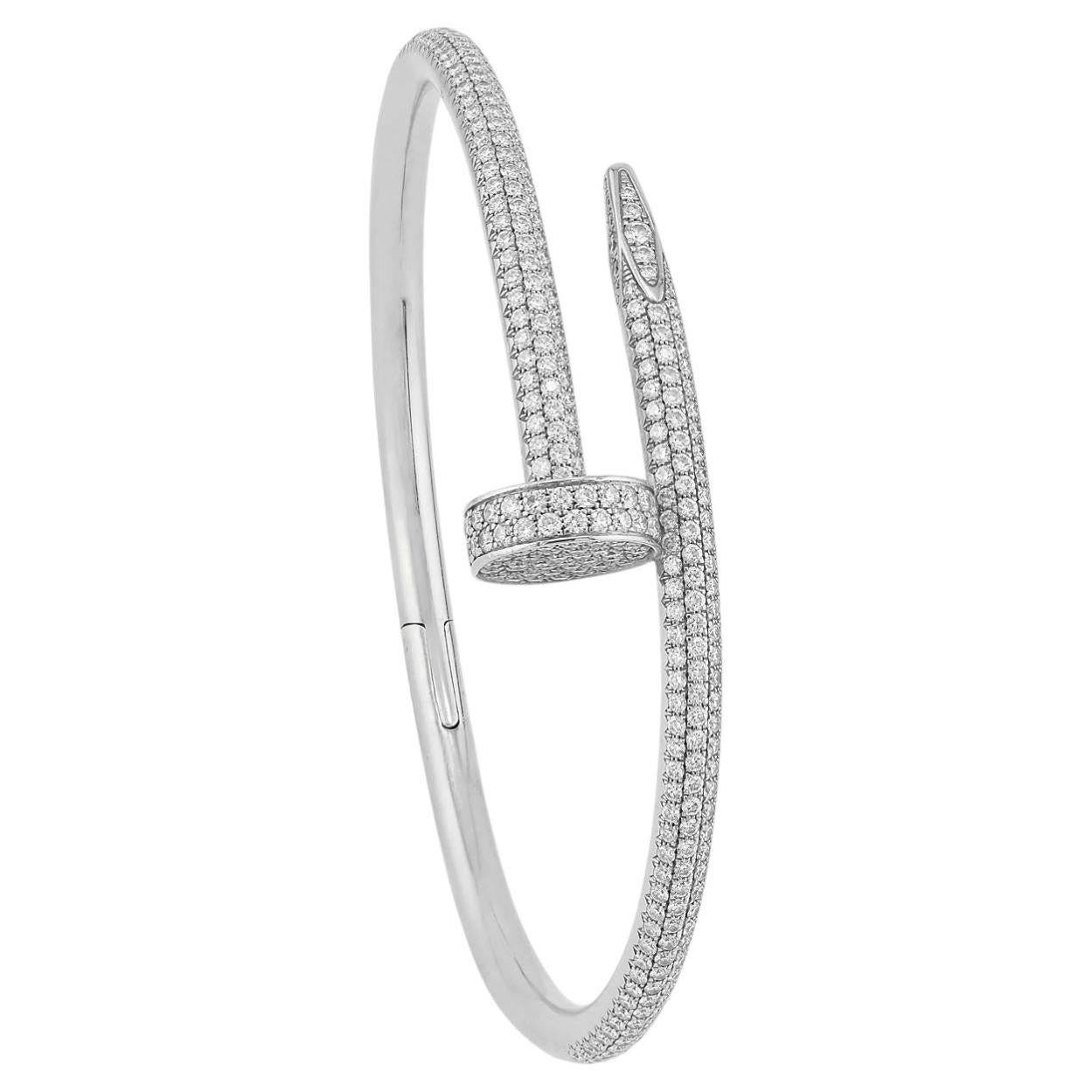 Cartier 'Juste Un Clou' Diamond Bangle Bracelet