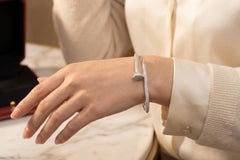 Cartier Juste un Clou Diamond Bracelet 18K White Gold 2.26 Carat