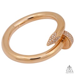 Cartier Large Model Juste  Un Clou Diamon Bangle