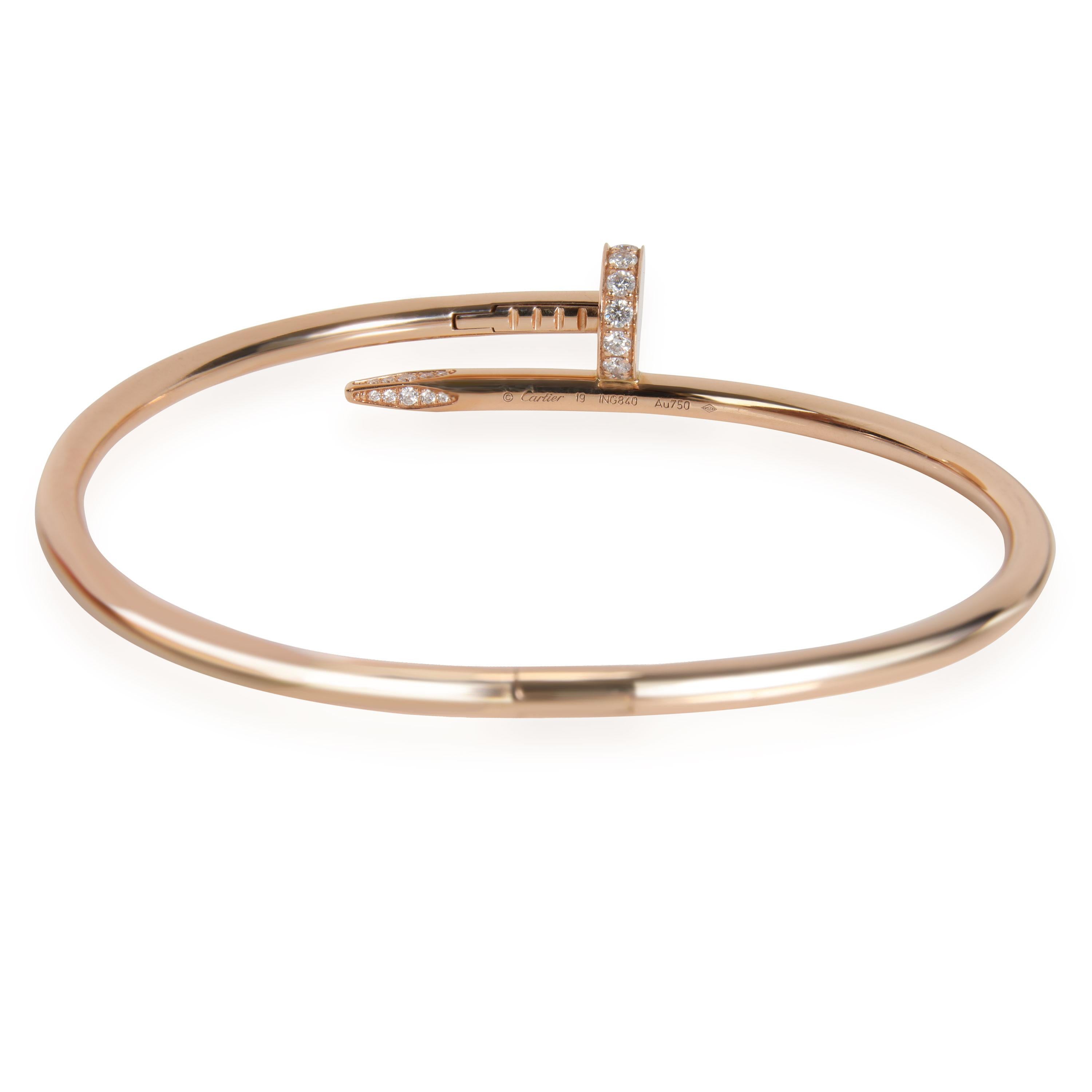 Cartier Juste un Clou Diamond Bracelet in 18K Pink Gold 0.59 CTW

PRIMARY DETAILS
SKU: 110492
Listing Title: Cartier Juste un Clou Diamond Bracelet in 18K Pink Gold 0.59 CTW

Retails for 12,500 USD. In excellent condition and recently polished.