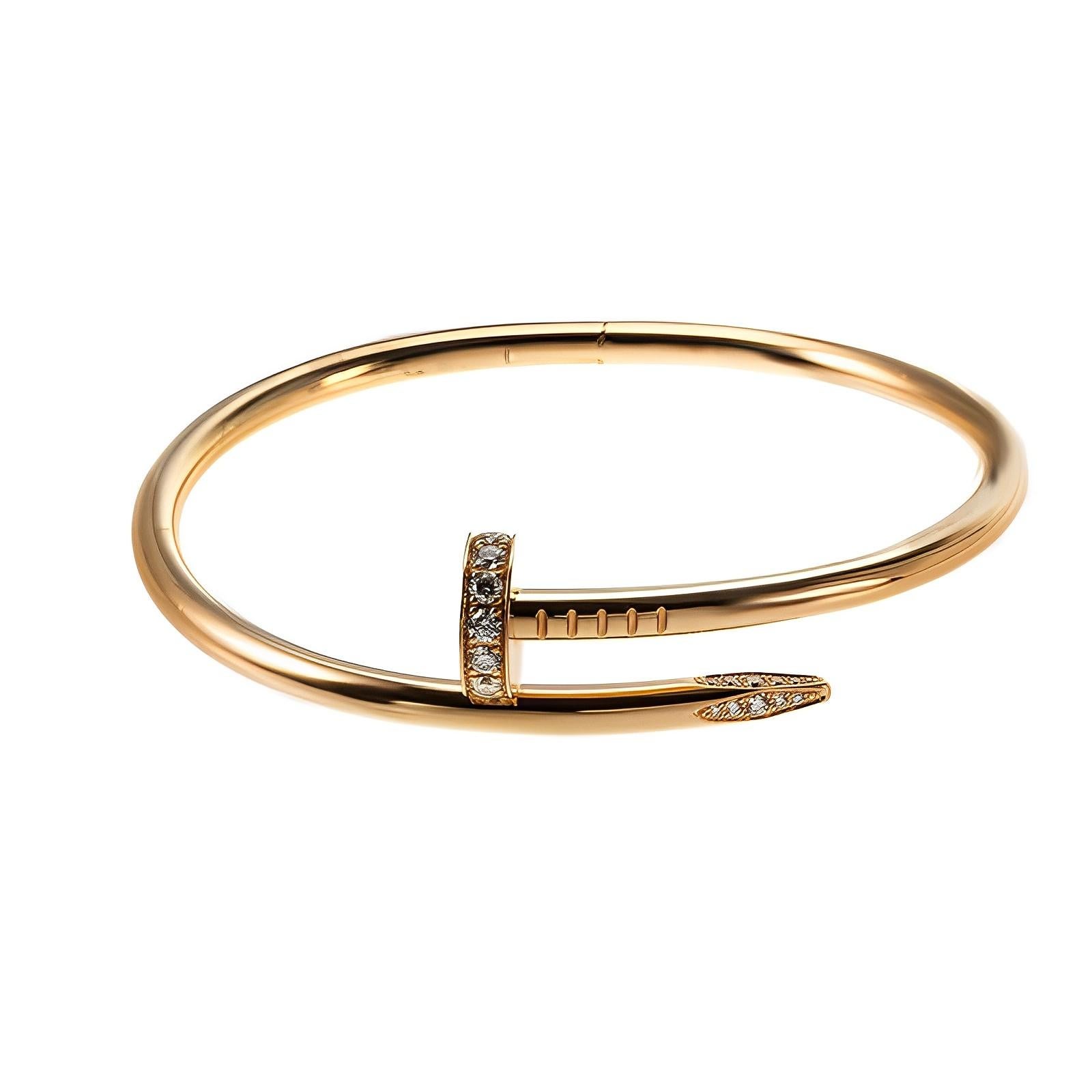 Cartier Juste un Clou Diamond Bracelet Rose Gold 1