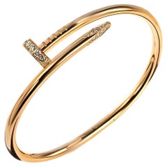 Used Cartier Juste un Clou Diamond Bracelet Rose Gold