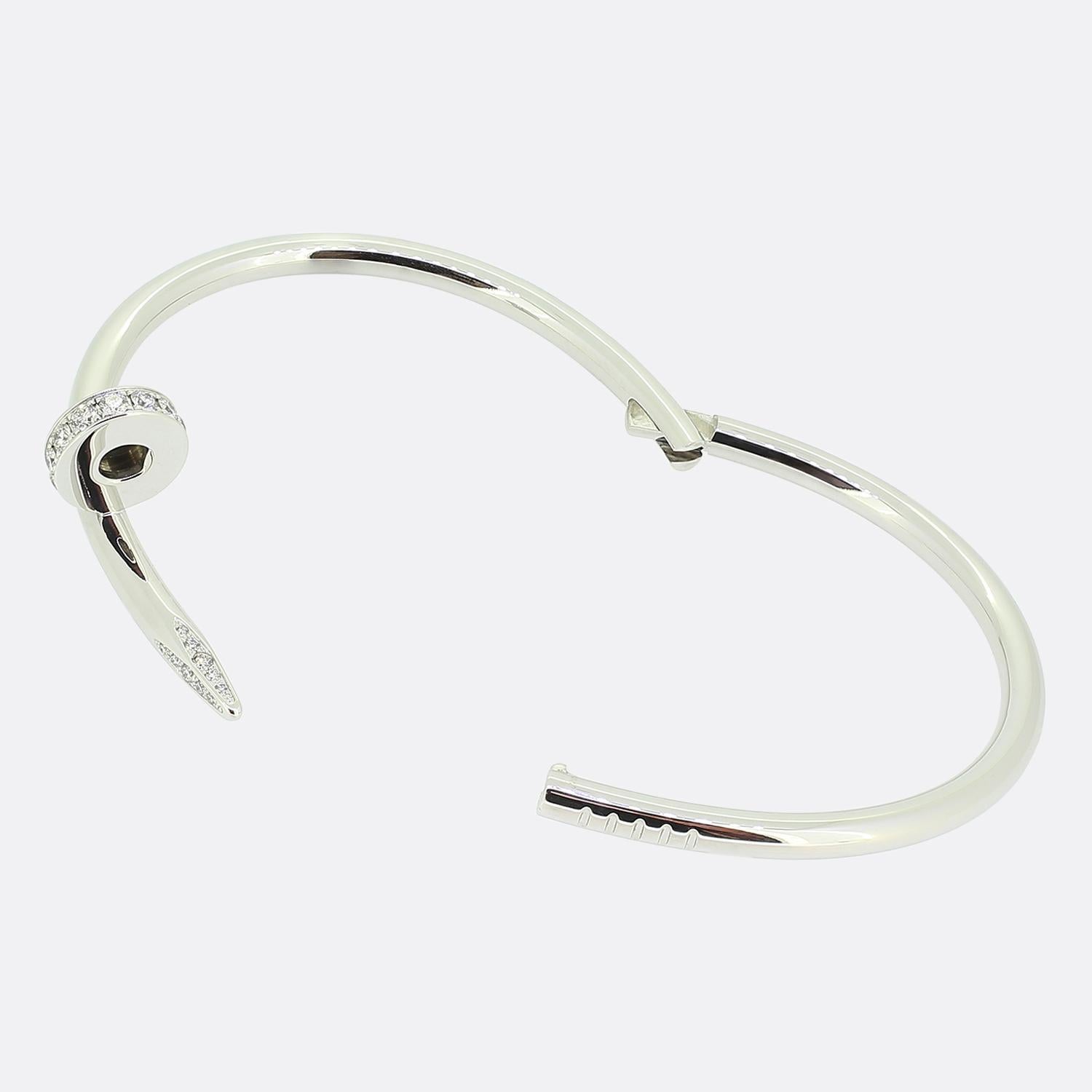 Women's or Men's Cartier Juste un Clou Diamond Bracelet Size 16