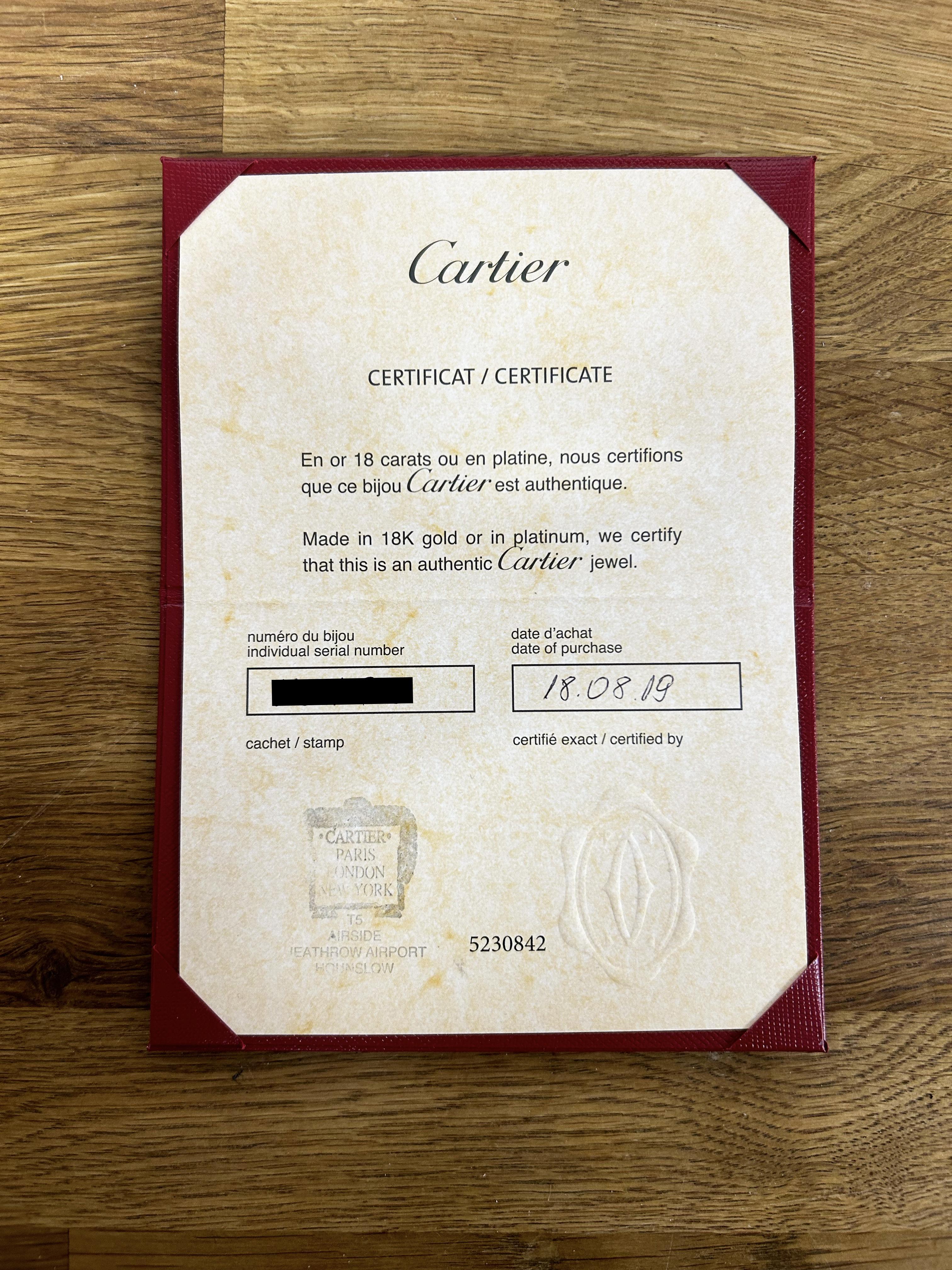 Cartier Juste un Clou Diamond Bracelet Size 16 In Excellent Condition In London, GB