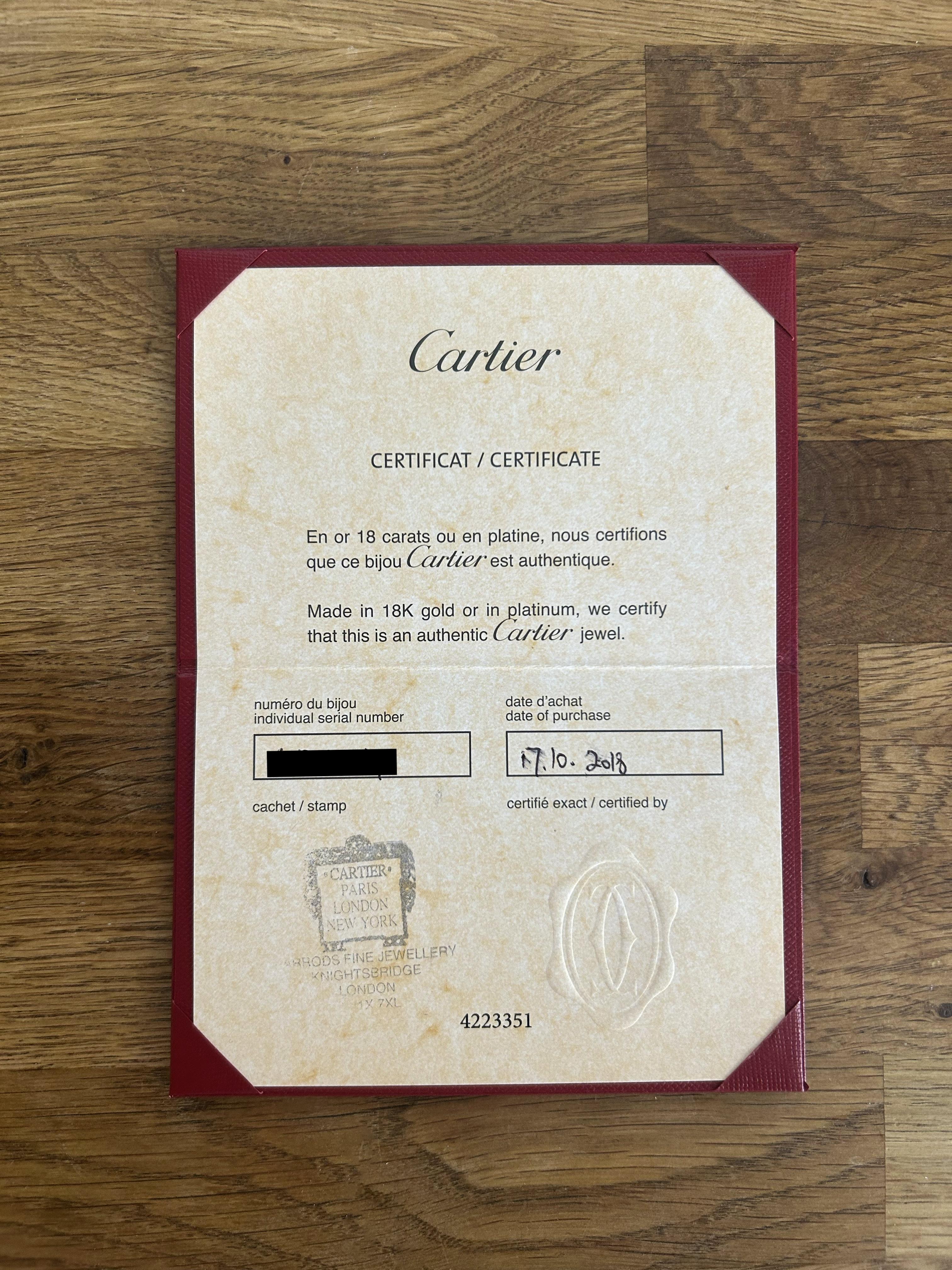 Cartier Juste un Clou Diamond Bracelet Size 16 1