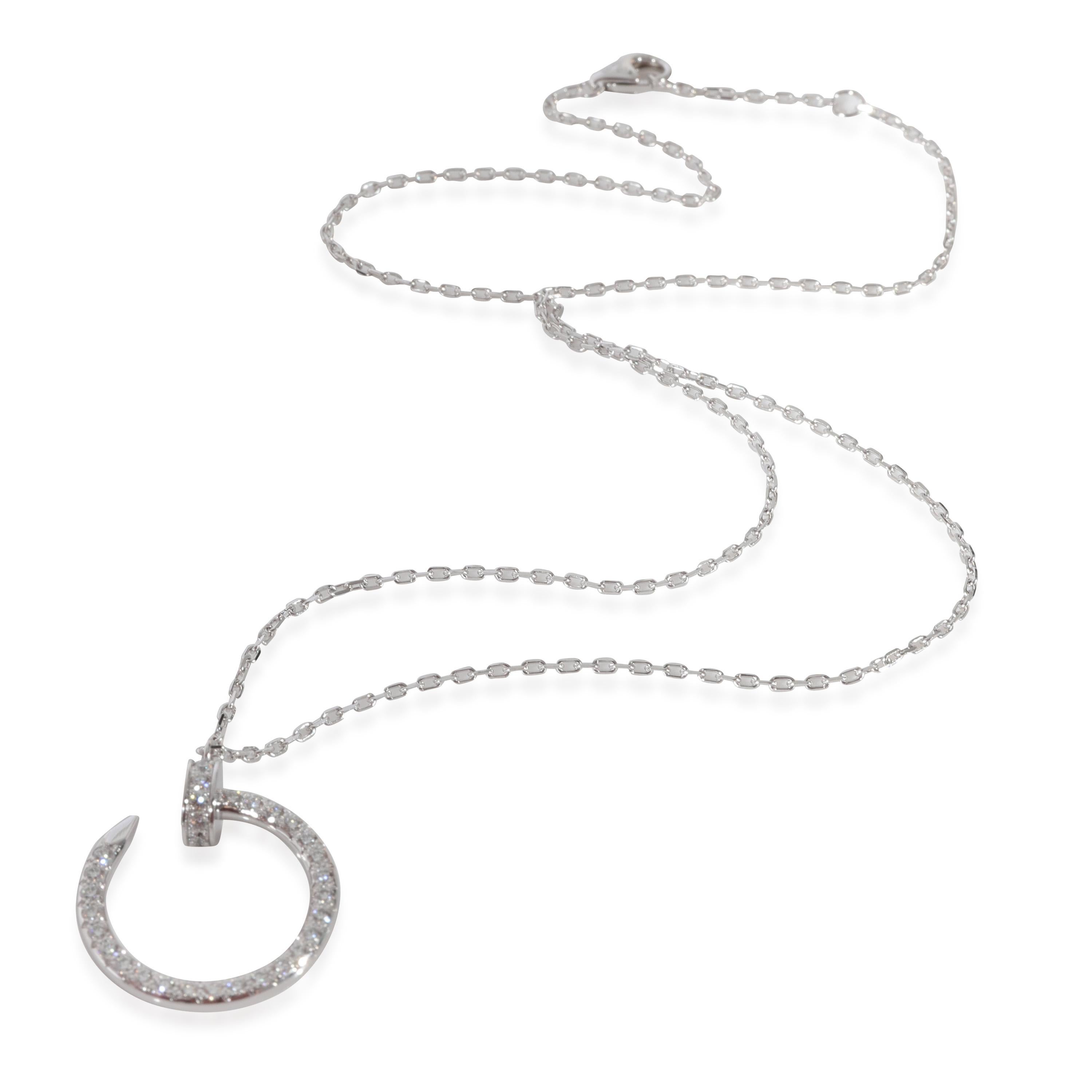 Cartier Juste Un Clou Diamant-Halskette in 18k 18 KT Weißgold 0,38 CTW

PRIMÄRE DETAILS
SKU: 128072
Auflistung Titel: Cartier Juste Un Clou Diamant-Halskette in 18k 18 KT Weißgold 0,38 CTW
Condit Beschreibung: Verkauft für 7450 USD. In