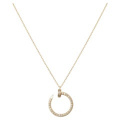 Cartier Juste Un Clou Diamond Necklace in 18K Yellow Gold