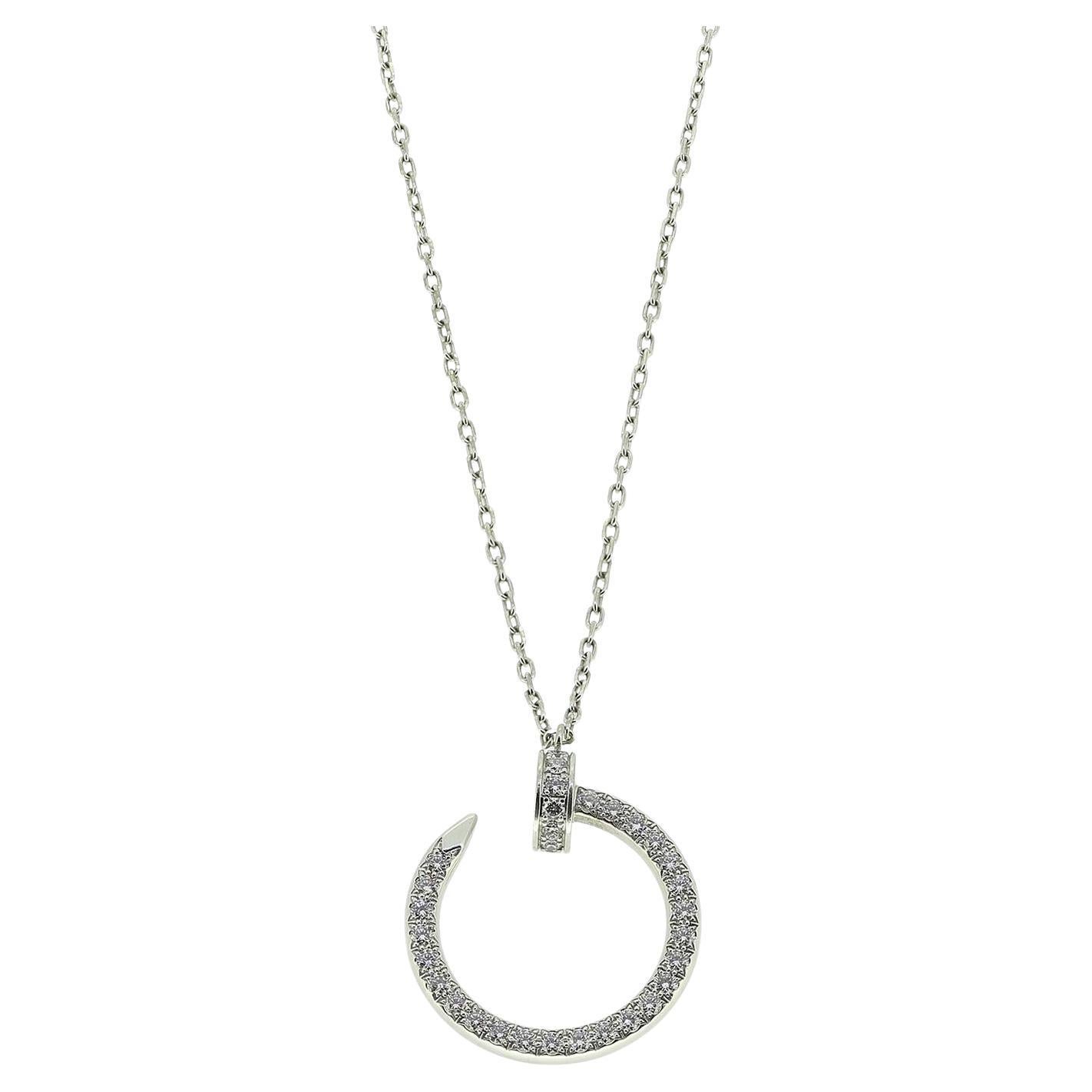 Collar Colgante de Diamantes Cartier Juste Un Clou