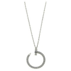 Collar Colgante de Diamantes Cartier Juste Un Clou