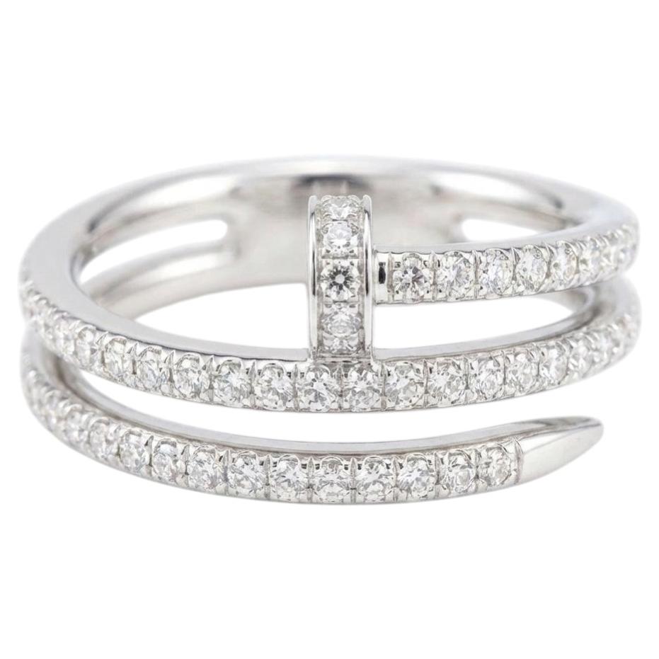 Cartier Juste un Clou Diamantring 18K Weißgold 77 Diamanten