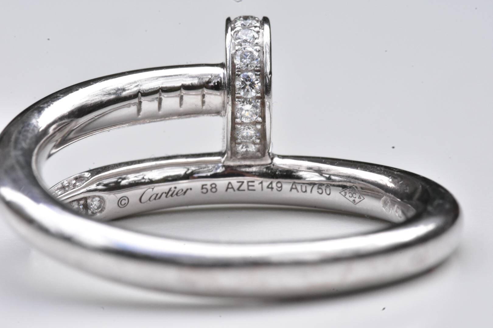 Cartier Juste Un Clou Diamond Ring In Good Condition For Sale In London, GB