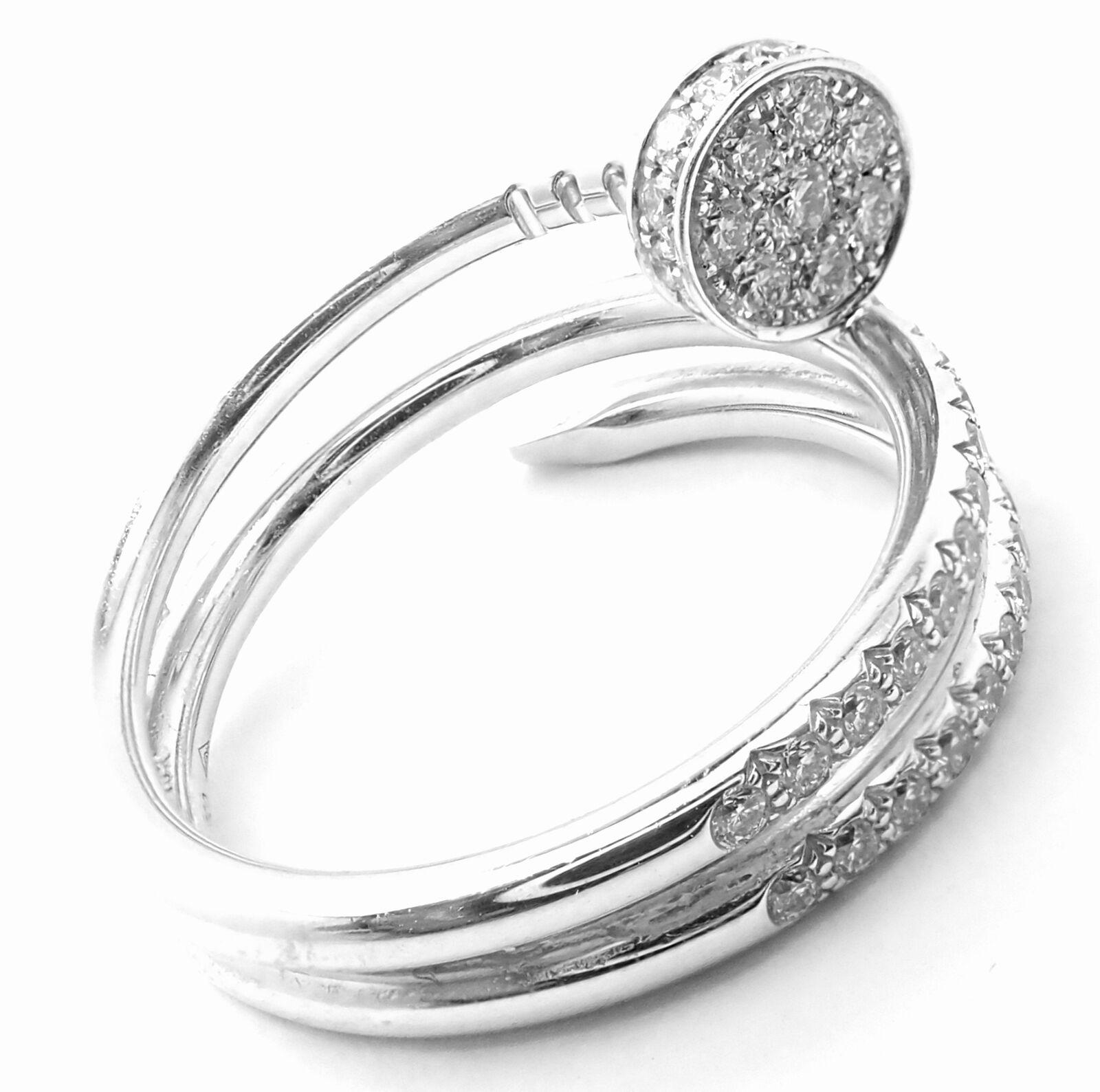 Cartier Juste un Clou Diamant-Ring aus Weißgold im Zustand „Hervorragend“ im Angebot in Holland, PA