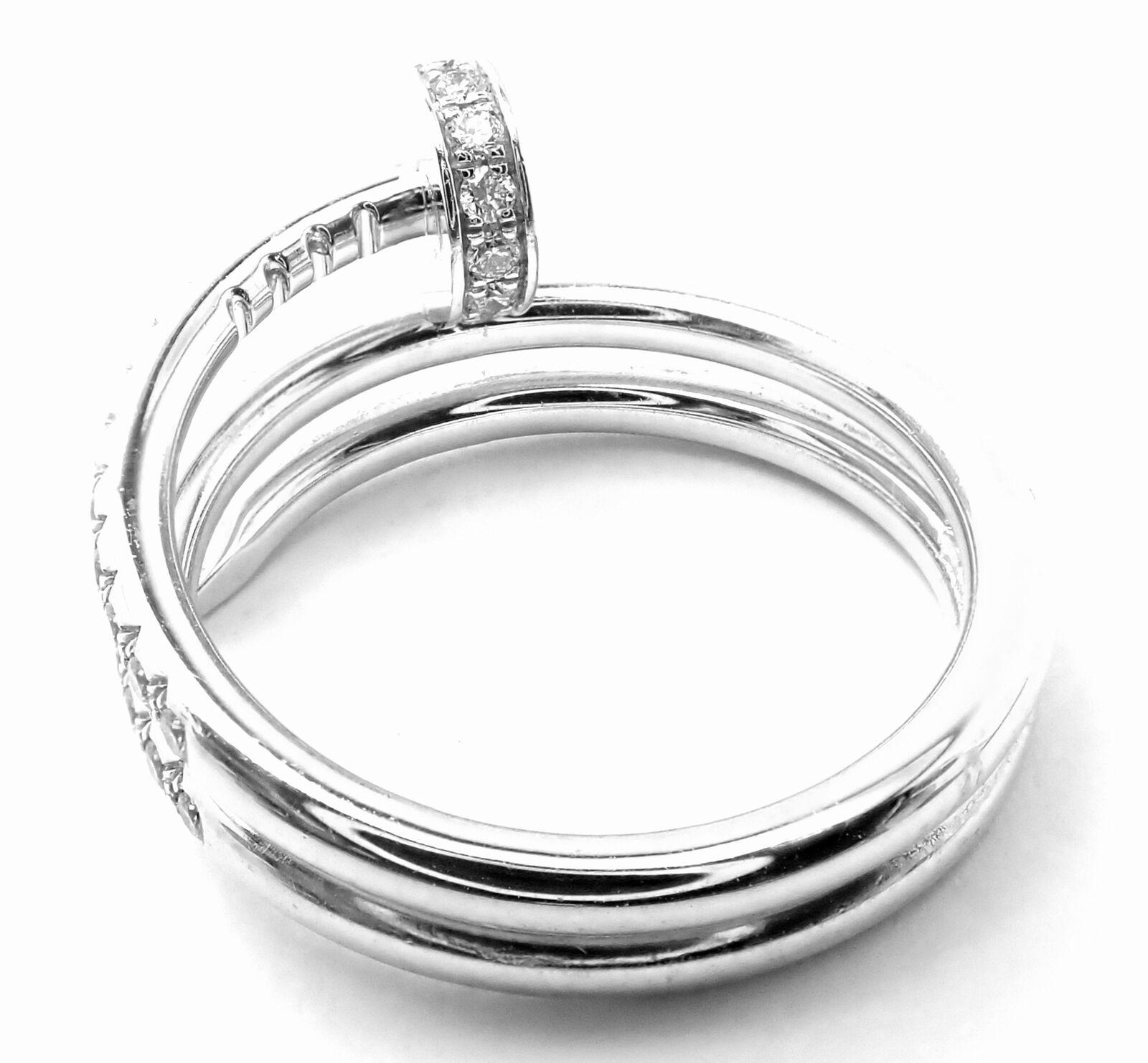 Cartier Juste un Clou Diamant-Ring aus Weißgold für Damen oder Herren im Angebot