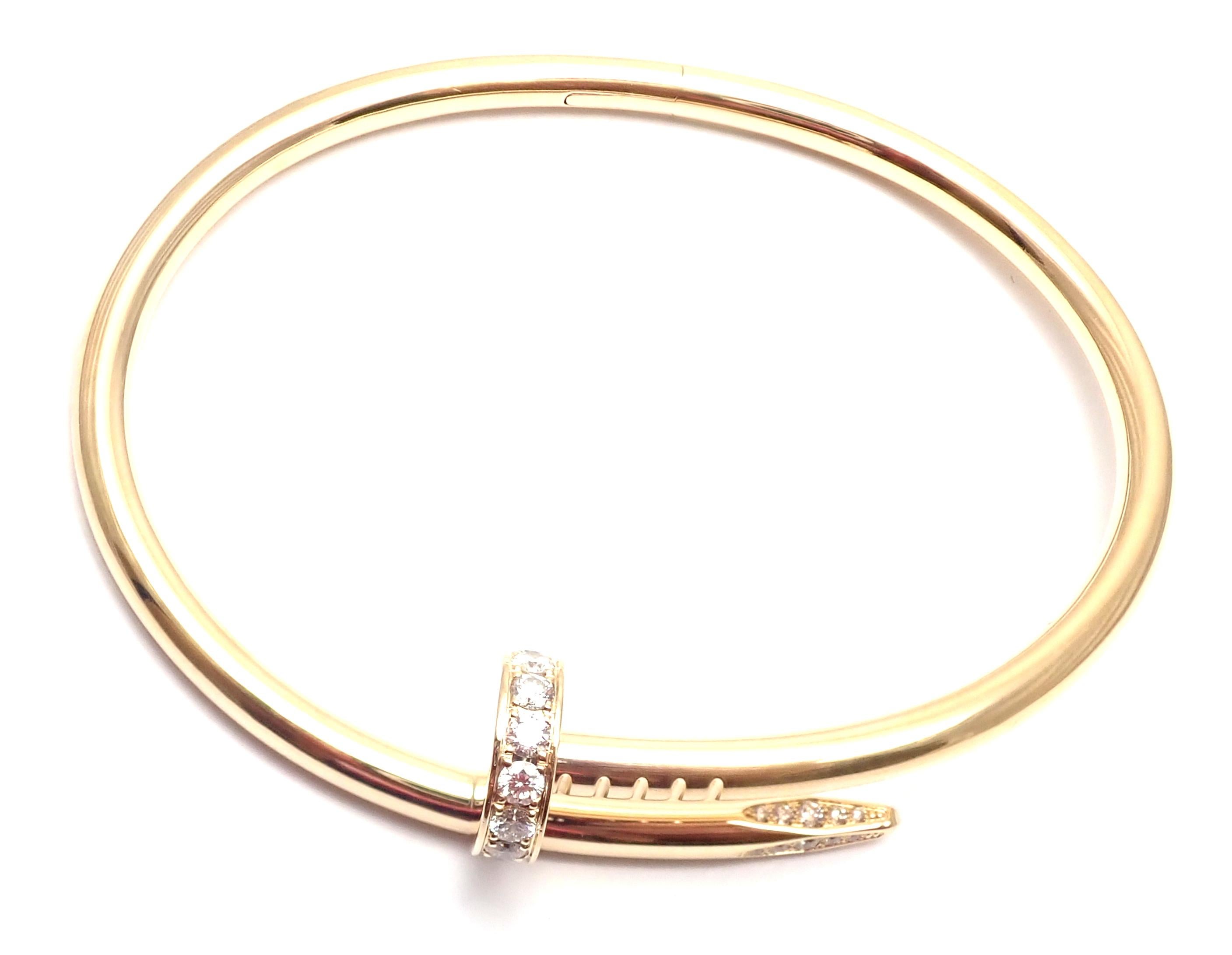 cartier juste un clou bracelet weight