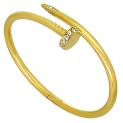 Cartier Juste un Clou Diamond Yellow New Model Bracelet Box Receipt