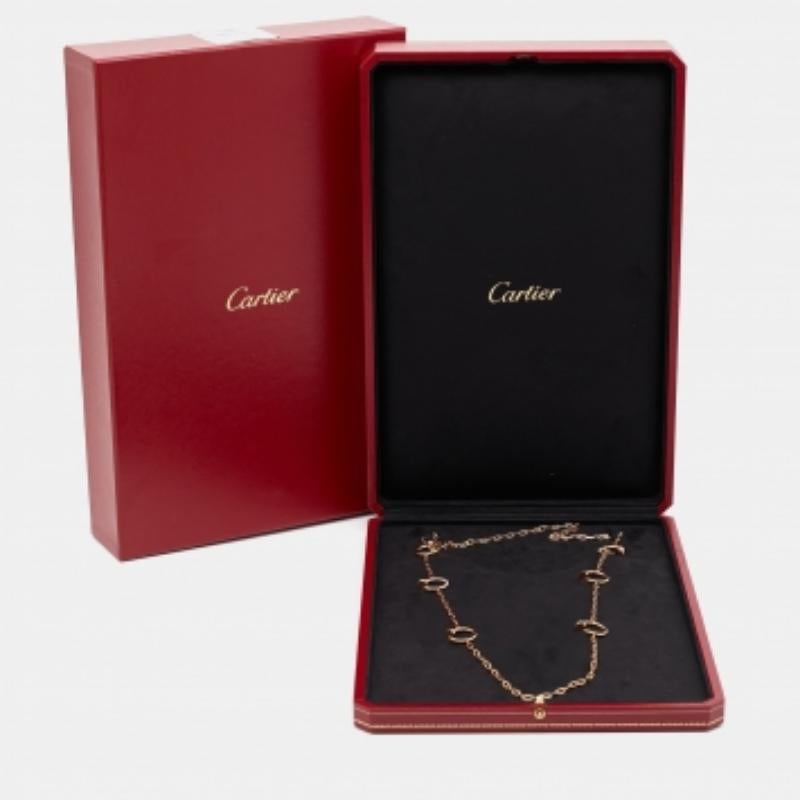 Cartier Juste Un Clou - Collana lunga con 6 motivi in oro rosa 18 ct. in vendita 3