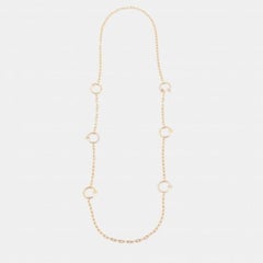 Cartier Juste Un Clou Diamanten 18k Roségold Lange Halskette mit 6 Motiven