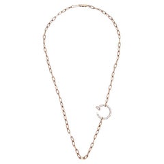 Cartier Juste un Clou Diamonds 18K Rose Gold Chain Necklace