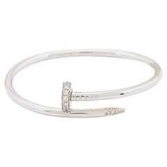 Cartier Juste Un Clou Diamant-Armband aus 18 Karat Weißgold 16