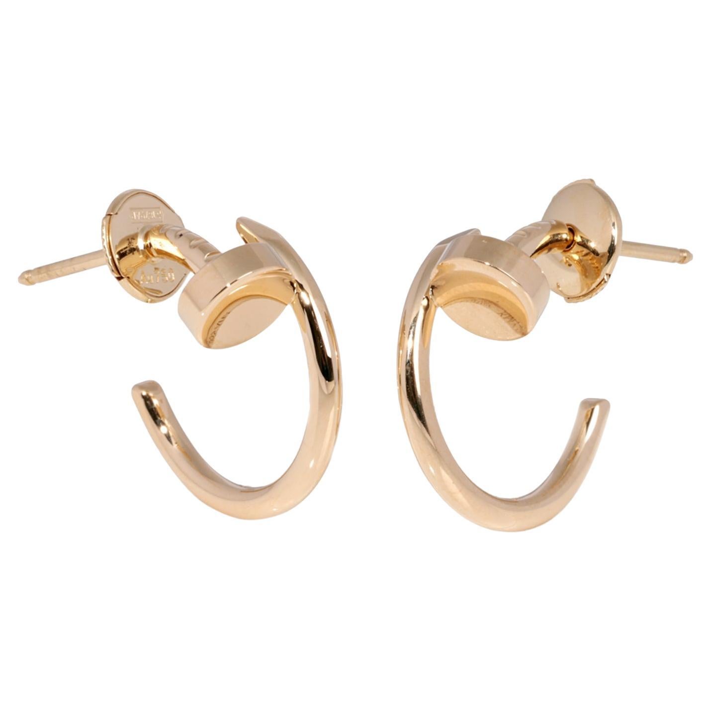 Cartier Juste Un Clou Earrings For Sale at 1stDibs