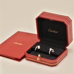 Cartier Juste un Clou Ohrringe Kleines Modell Hoop 18K Weißgold