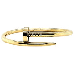 Cartier Gold Diamond Anniversary Bracelet For Sale at 1stdibs