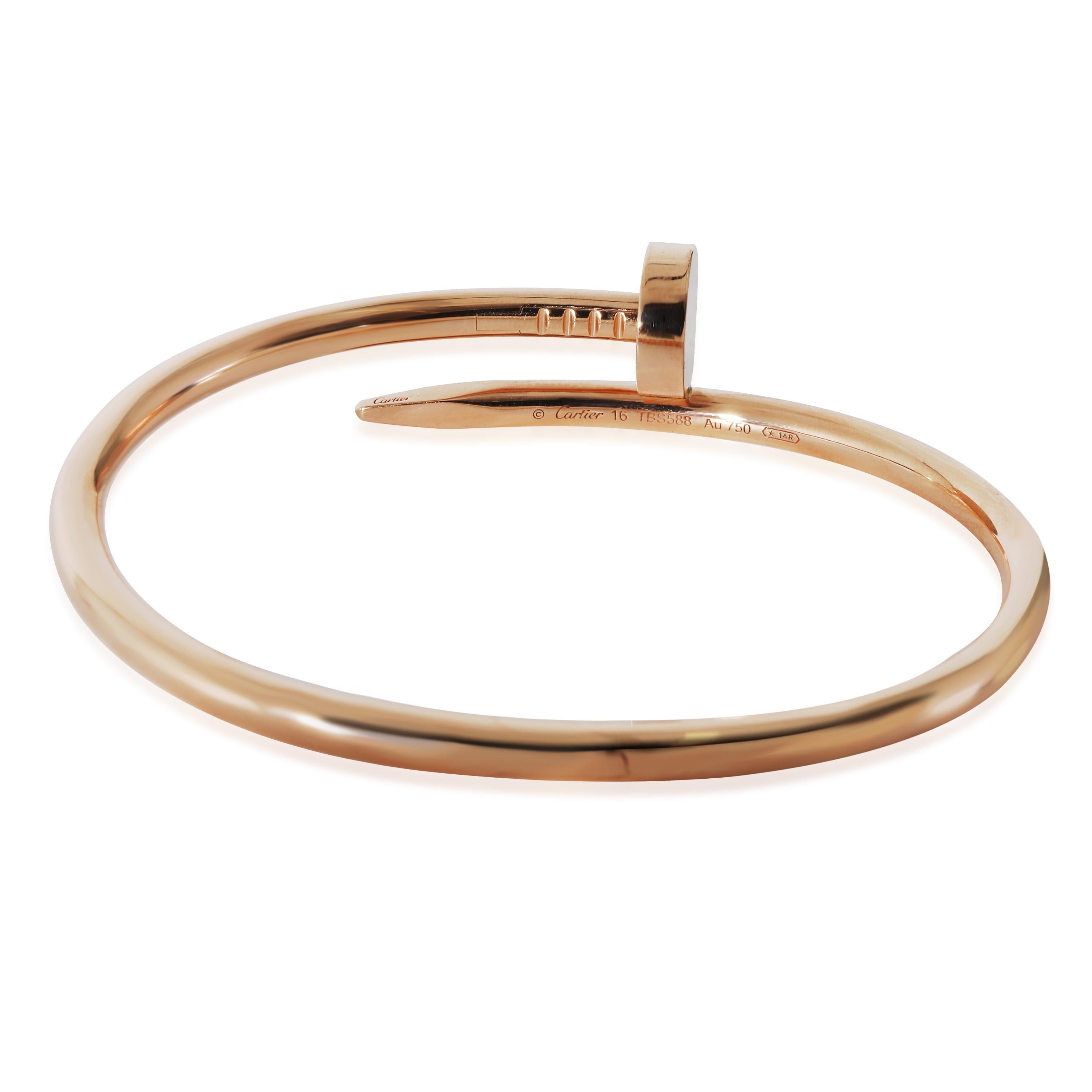 Cartier Juste Un Clou  in 18k Rose Gold

PRIMARY DETAILS
SKU: 134273
Listing Title: Cartier Juste Un Clou  in 18k Rose Gold
Condition Description: Translating to 'just a nail', the Juste Un Clou collection from Cartier is one of the Maison's most