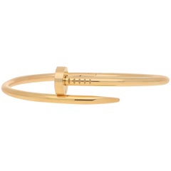 Cartier Juste Un Clou Nail Bangle in 18 Karat Rose Gold, Size 18