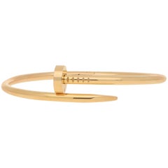 Cartier Juste Un Clou Nail Bangle in 18 Karat Rose Gold, Size 18