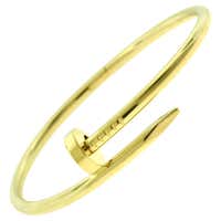 Cartier Nail Bangle - 1 For Sale on 1stDibs