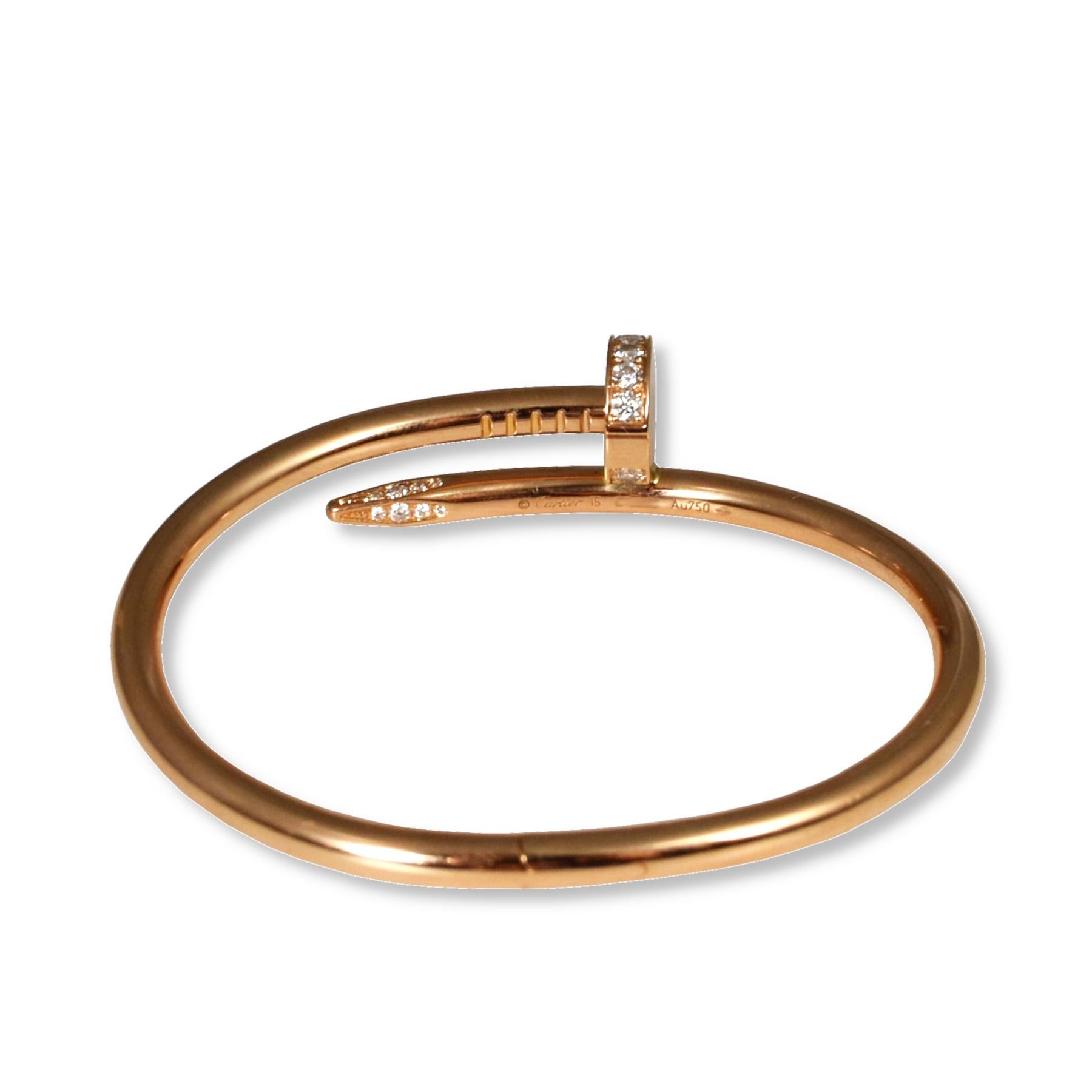 cartier thin nail bracelet
